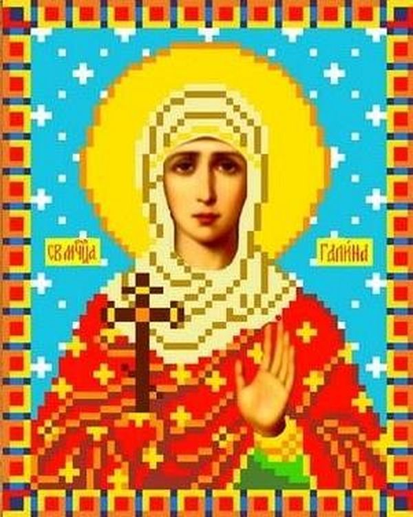 

Рисунок на ткани Каролинка Святая Галина ТКБИ 5050