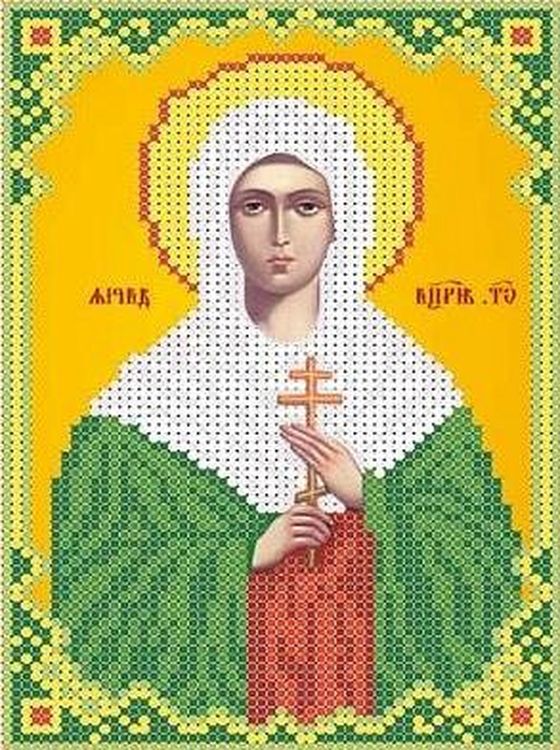 

Рисунок на ткани Каролинка Святая Дарья ТКБИ 5060
