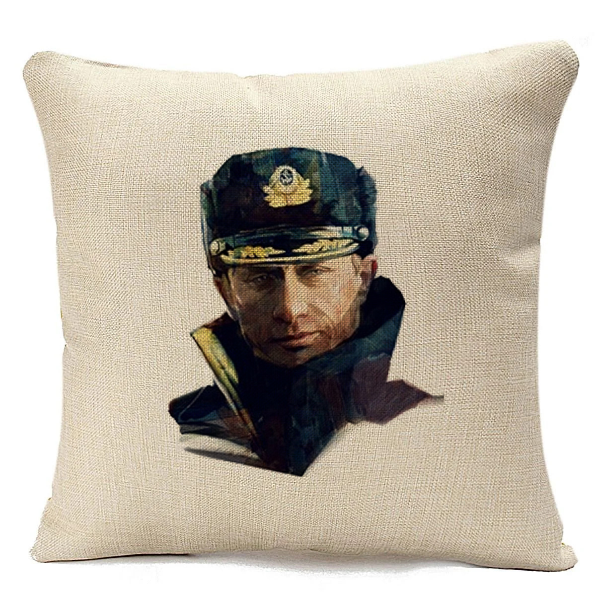 

Подушка бежевая CoolPodarok Путин,бежевая, Бежевый