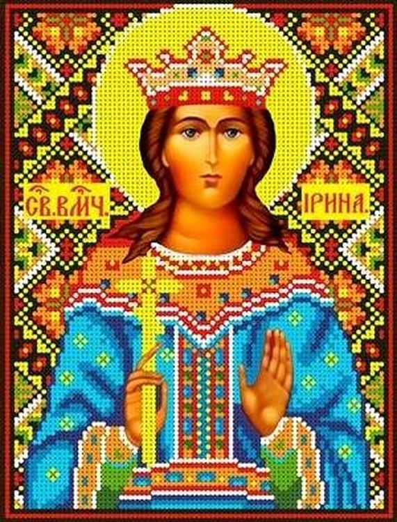 

Рисунок на ткани Каролинка Святая Ирина ТКБИ 4059