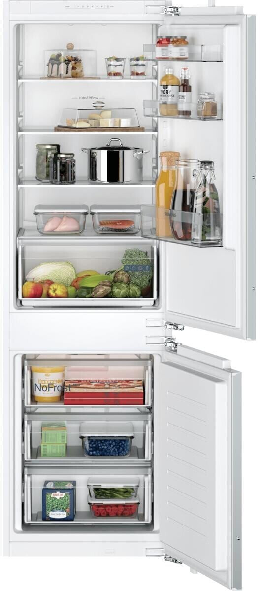 Встраиваемый холодильник Siemens KI86NNFF0 белый холодильник stinol sts 200 двухкамерный класс в 363 л белый