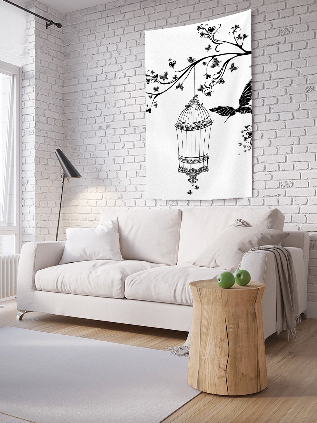 

Вертикальное фотопанно на стену JoyArty Волшебная клетка 150x200 см, Волшебная клетка