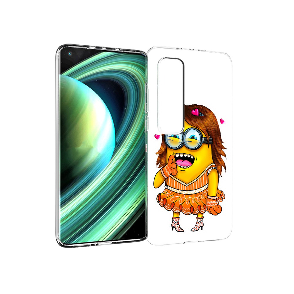 

Чехол MyPads Tocco для Xiaomi Mi 10 Ultra Миньон девочка (PT156404.264.116), Прозрачный, Tocco