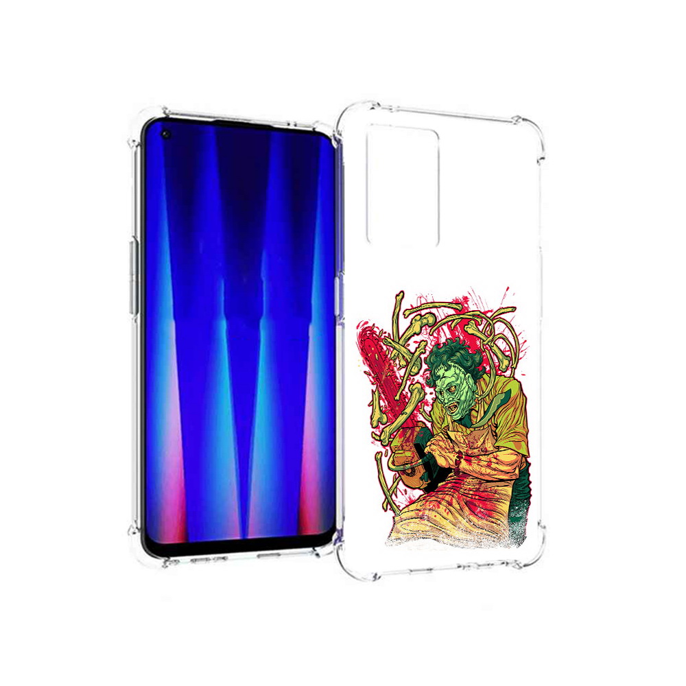 

Чехол MyPads Tocco для OnePlus Nord CE 5G яркий мясник, Прозрачный, Tocco