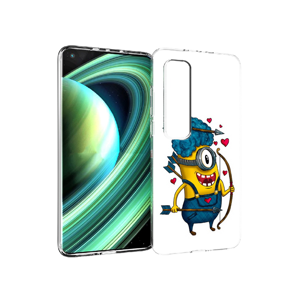 

Чехол MyPads Tocco для Xiaomi Mi 10 Ultra Миньон купидон (PT156404.264.117), Прозрачный, Tocco