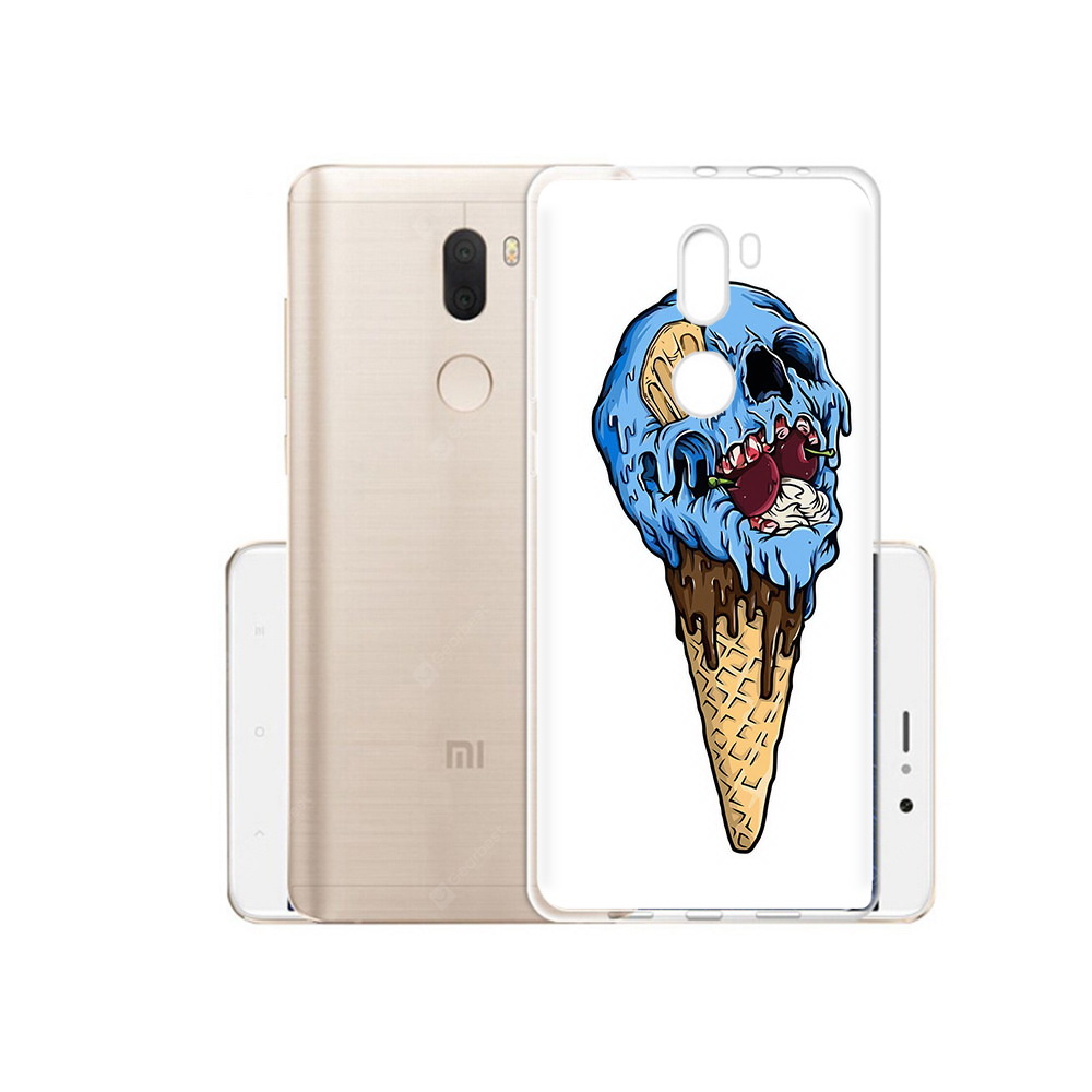 

Чехол MyPads Tocco для Xiaomi Mi 5S Plus мороженное череп (PT48165.334.484), Прозрачный, Tocco