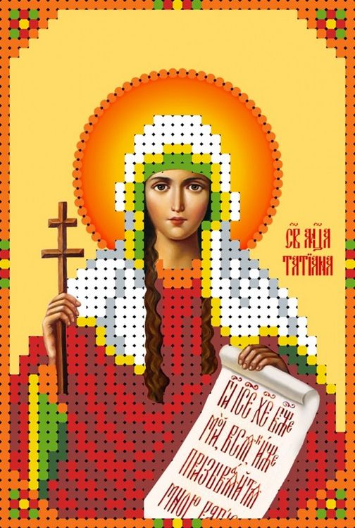 

Рисунок на ткани Каролинка Святая Татьяна ТКБИ 6012
