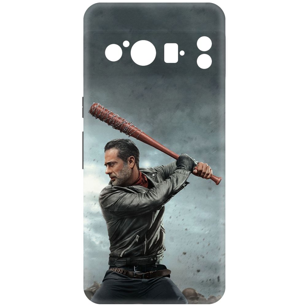 

Чехол-накладка Krutoff Soft Case Ходячие мертвецы. Ниган для Google Pixel 8 Pro черный