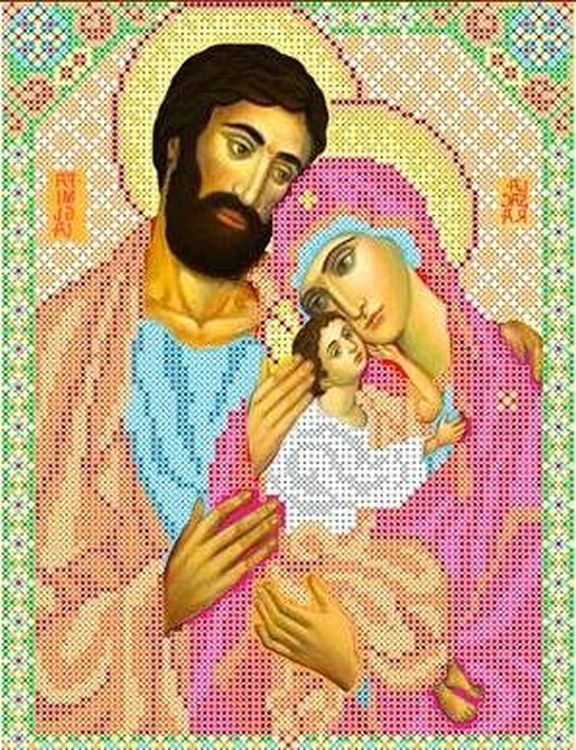 

Рисунок на ткани Каролинка Святое Семейство ТКБИ 4042