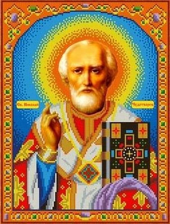

Рисунок на ткани Каролинка Святой Николай Чудотворец ТКБИ 3025/1
