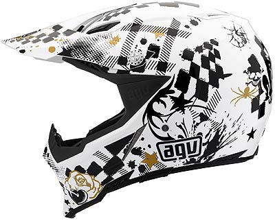 

Шлем AGV AX-8 MULTI Spider White/Black/Gold, Белый;золотой;черный, Шлем AGV AX-8 MULTI Spider White/Black/Gold M