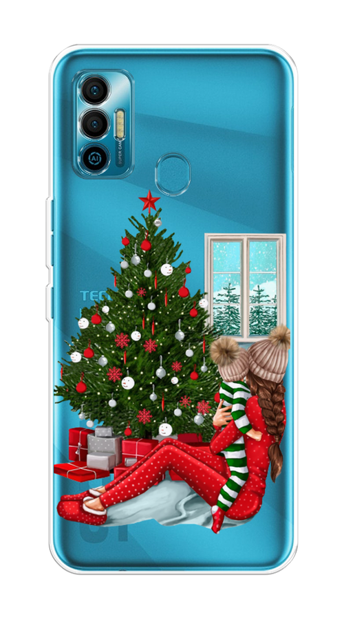 

Чехол на Tecno Spark 7 "Новый год с мамой", Красный;зеленый;голубой, 301050-6