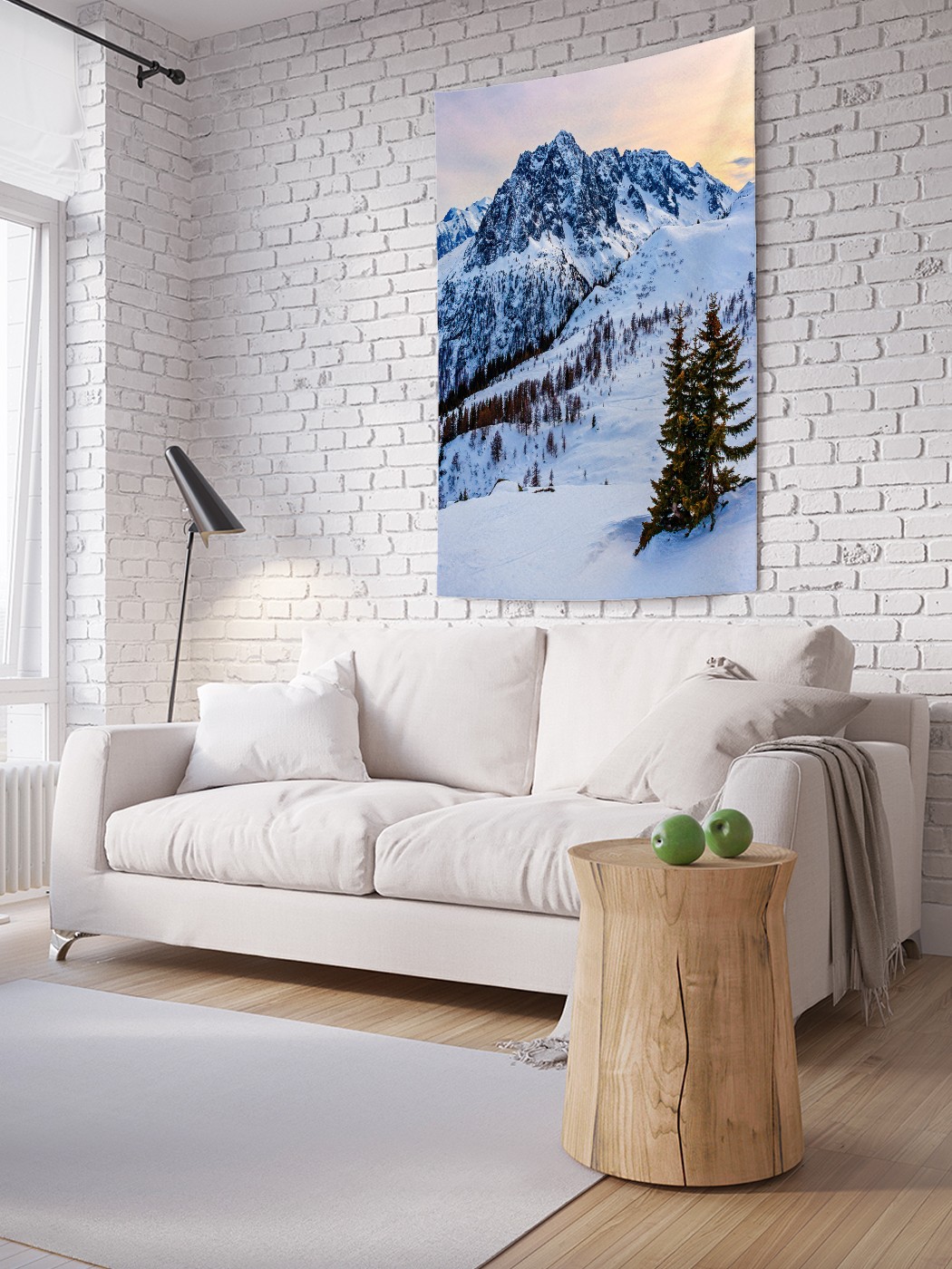 

Вертикальное фотопанно на стену JoyArty Горные склоны 150x200 см, Горные склоны