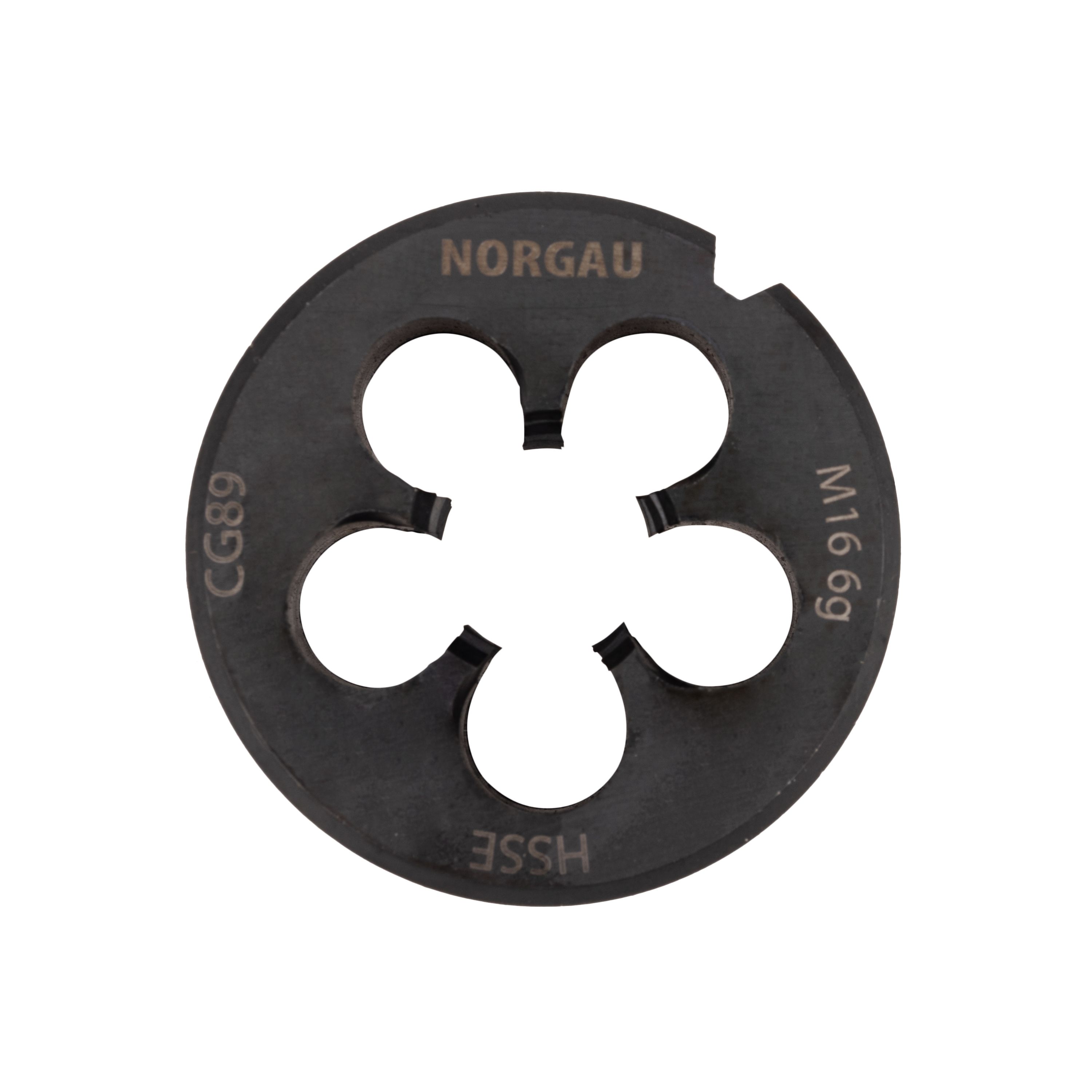 

Плашка М16х2 мм NORGAU Industrial метрическая, угол 60°, по DIN223, HSS-Е/VAP, RHT-175-161