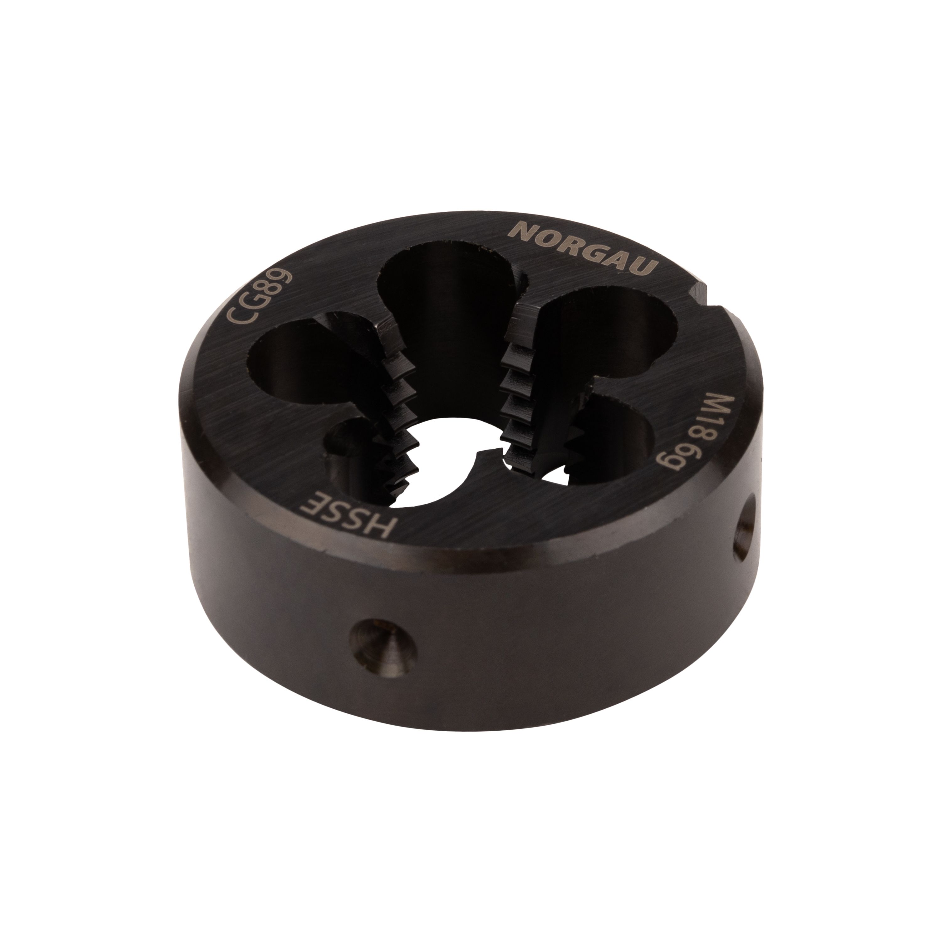 

Плашка М18х2.5 мм NORGAU Industrial метрическая, угол 60°, по DIN223, HSS-Е/VAP, RHT-175-162