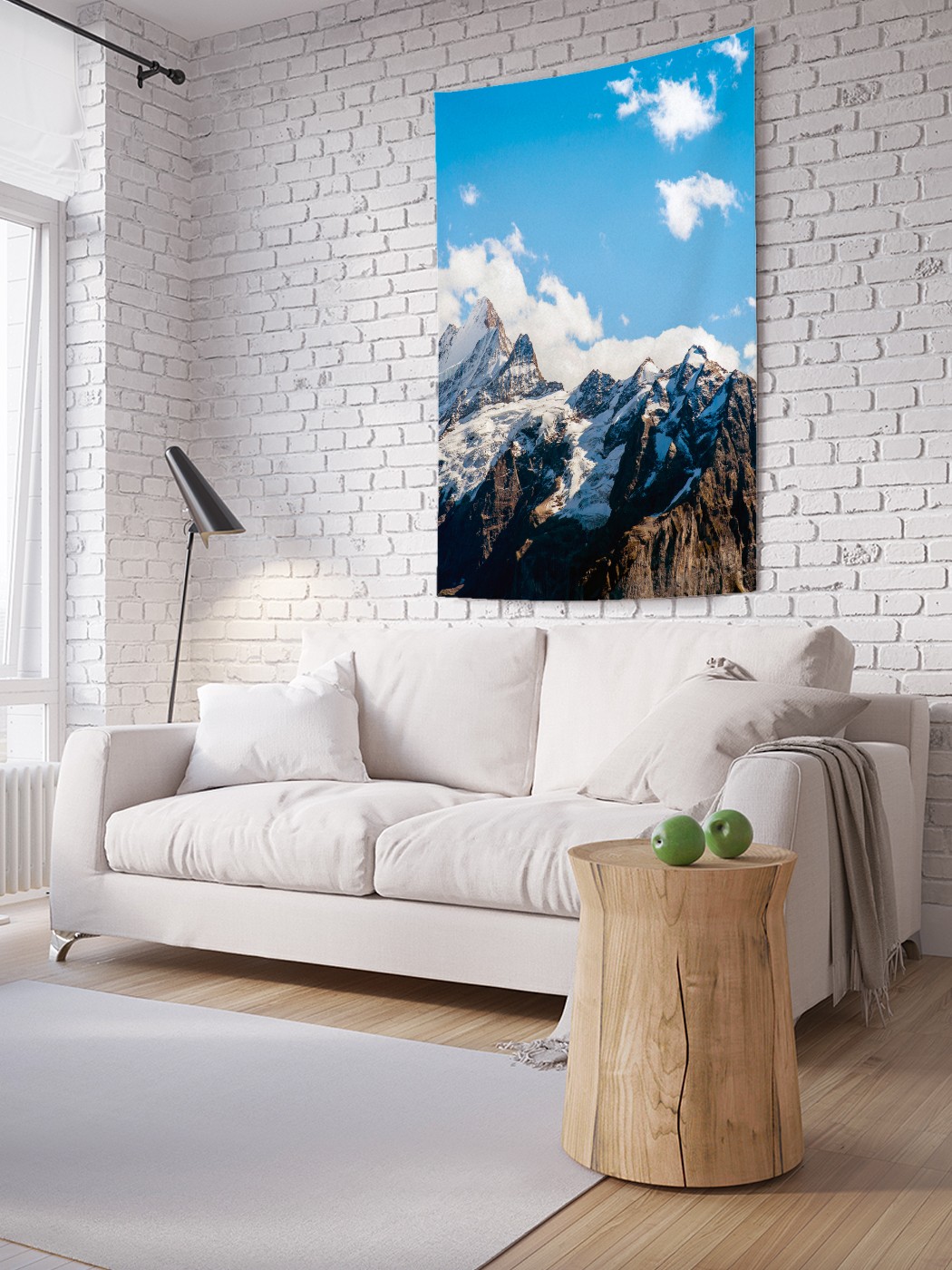 

Вертикальное фотопанно на стену JoyArty Небо в горах 150x200 см, Небо в горах