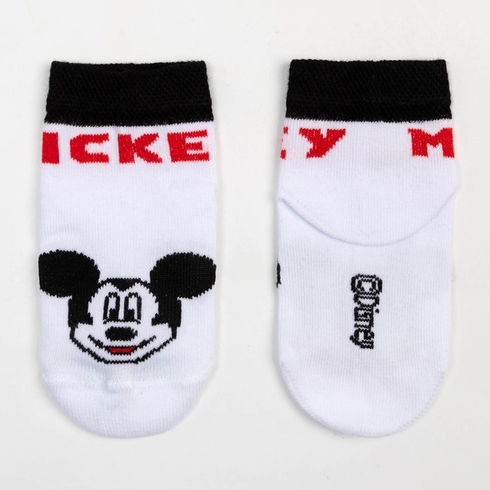 

Носки "Mickey Mouse", Микки Маус, белый, 10-12 см, Микки Маус