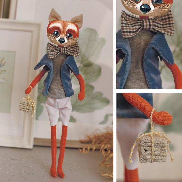 

Мягкая игрушка «Лис Леон», набор для шитья 15 × 16,2 × 5 см, ART UZOR Design