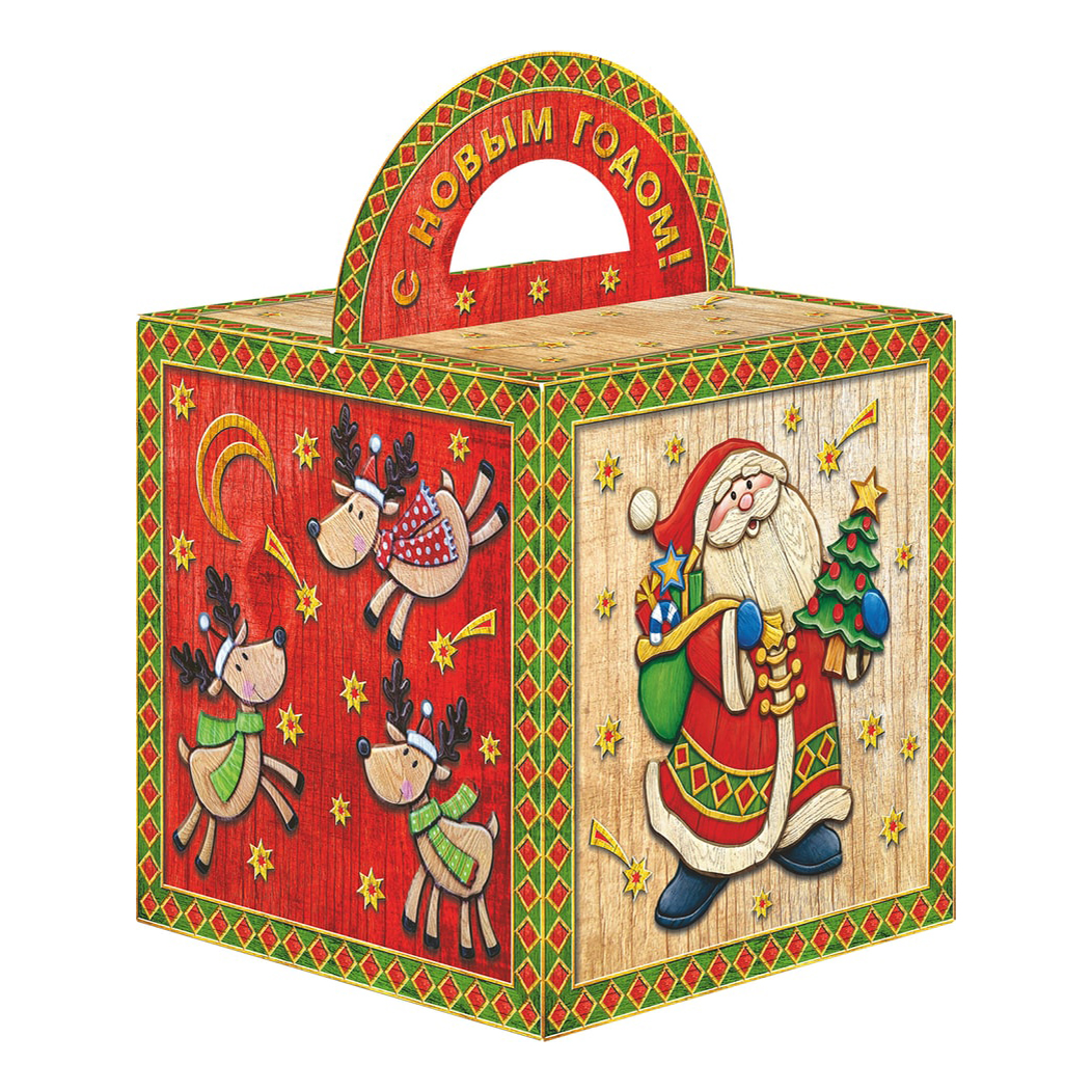 

Сладкий подарочный набор Новогодний Кубик 600 г