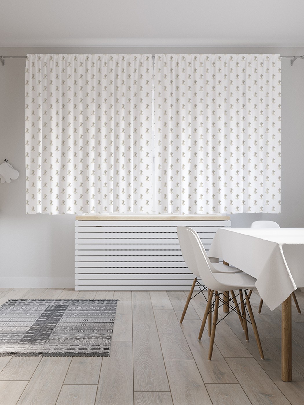 

Классические шторы JoyArty "Античный бюст", серия Oxford DeLux, 2 полотна 145x180 см, Античный бюст