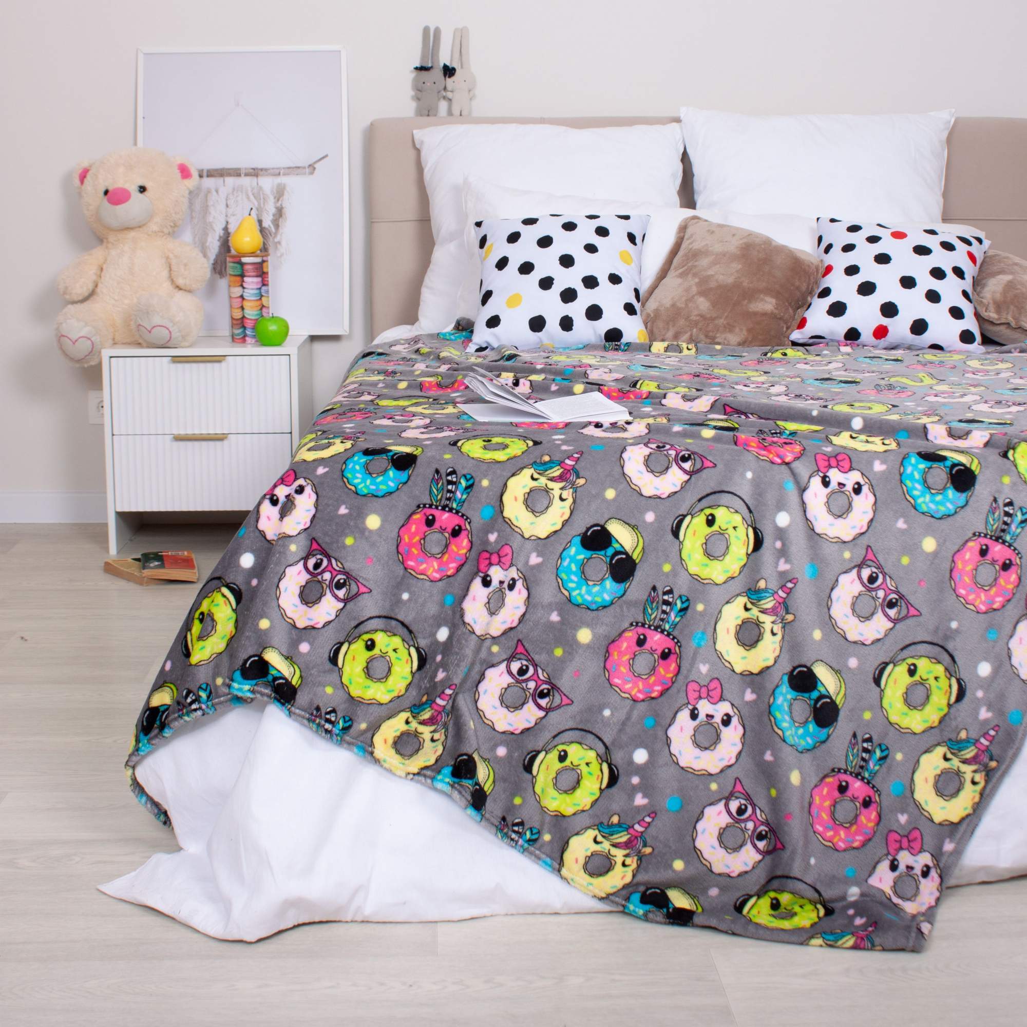 

Плед микрофибра Casa Conforte Donat серый 160х200, Фестиваль