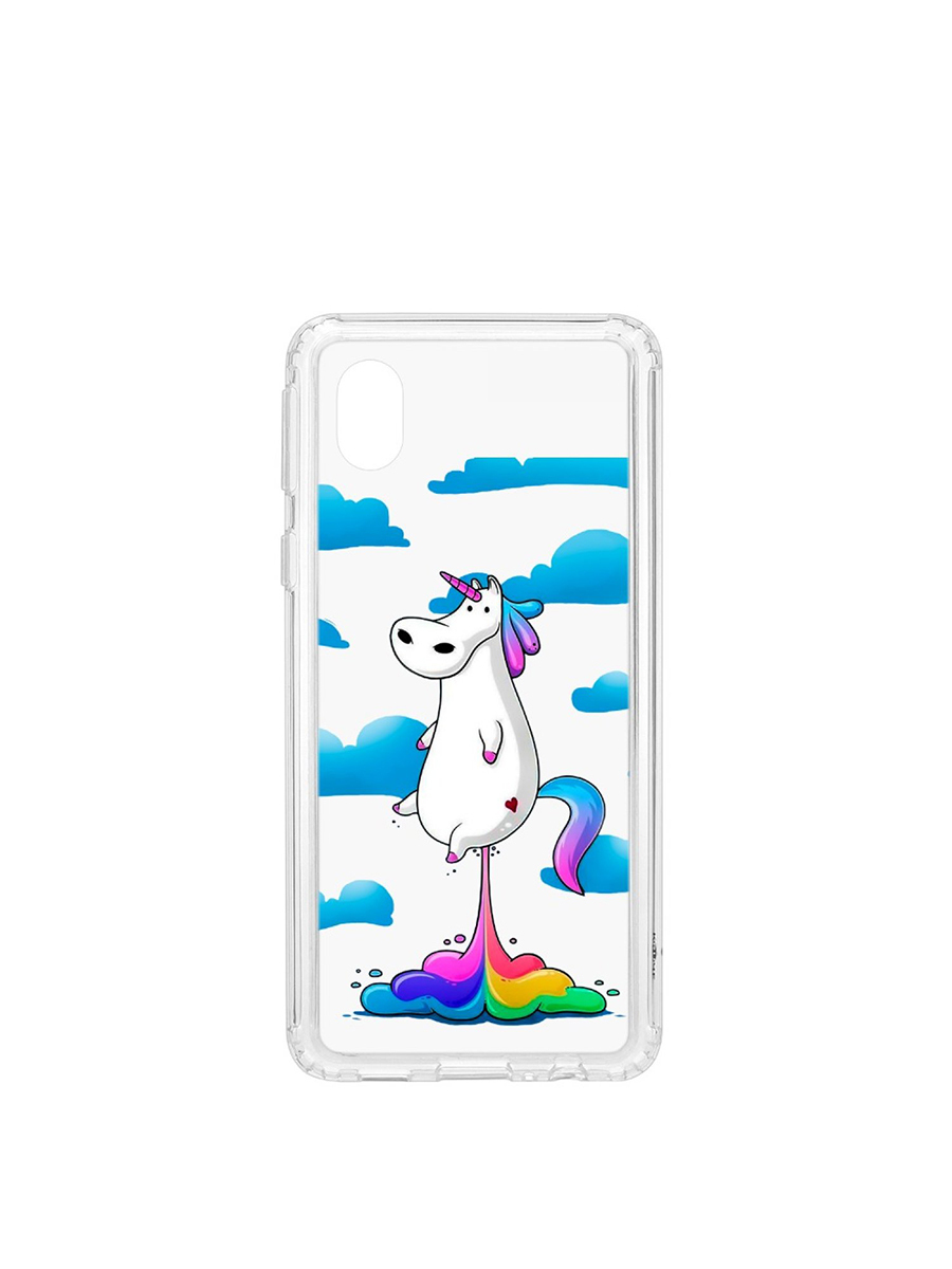 Чехол на Samsung Galaxy A01 Core Kruche Print Flying Unicorn