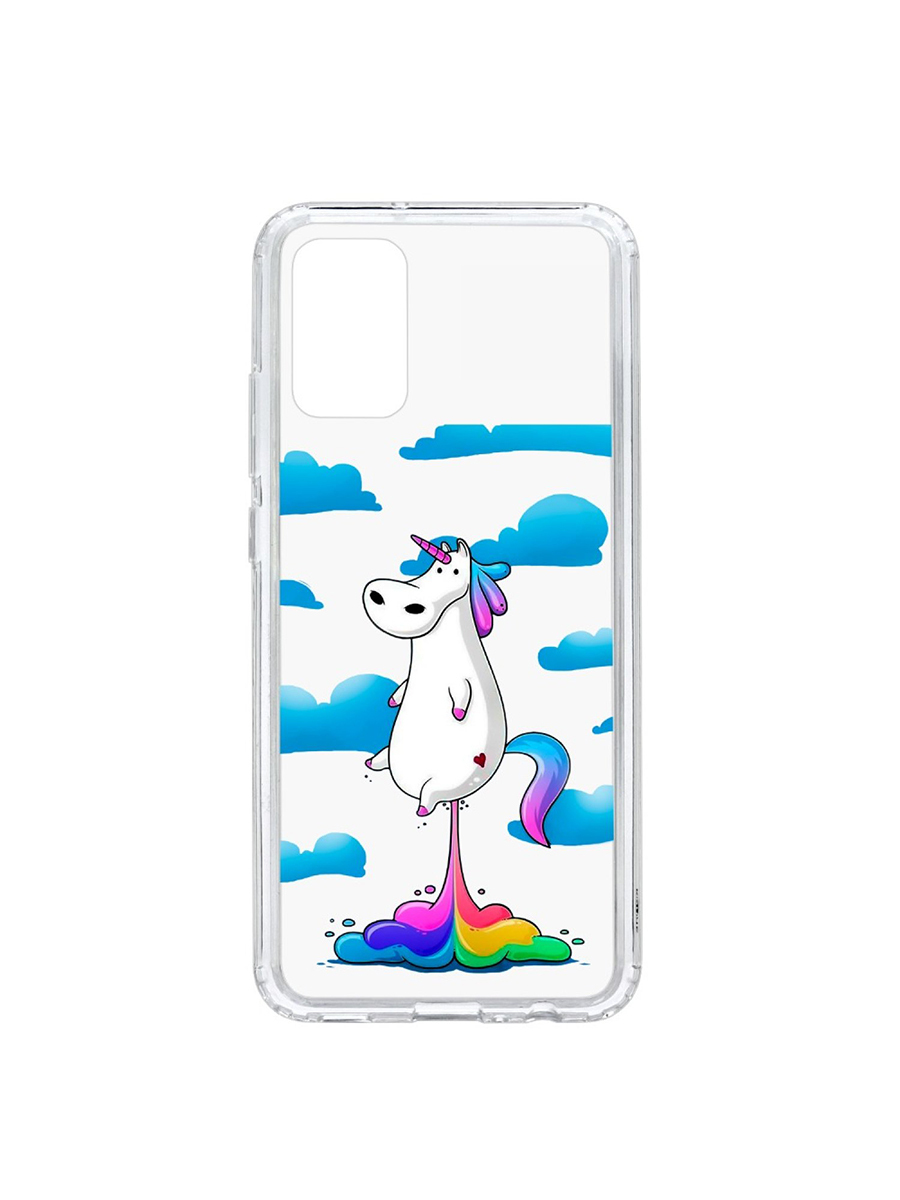 фото Чехол на samsung galaxy a02s kruche print flying unicorn кruче