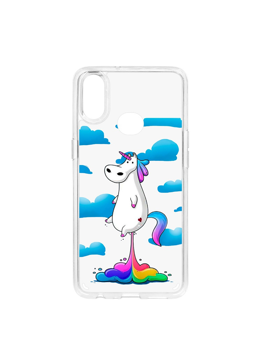 фото Чехол на samsung galaxy a10s kruche print flying unicorn кruче