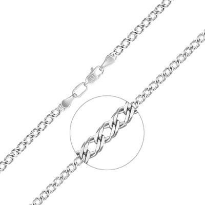 

Цепочка из белого золота 50 см PLATINA jewelry 21-0311-060-1120-17, 21-0311-060-1120-17