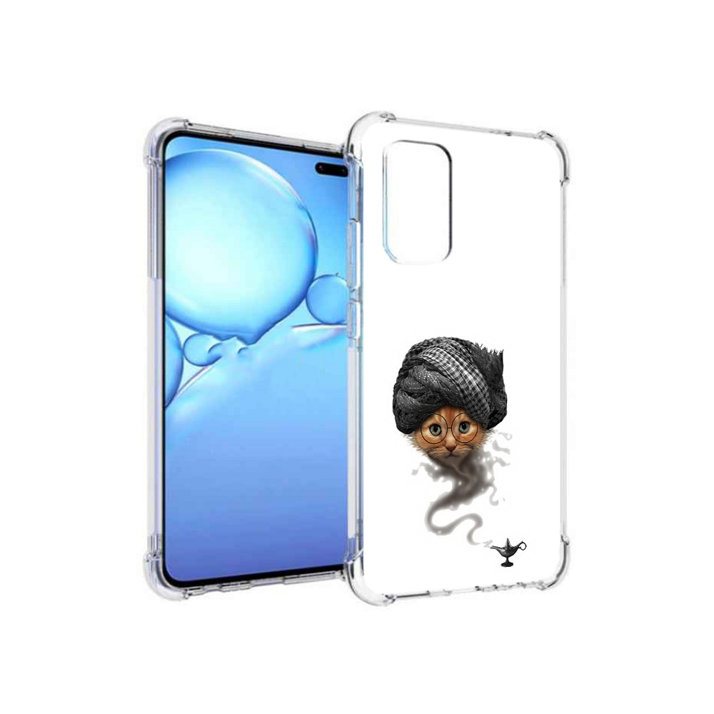 

Чехол MyPads Tocco для Vivo V19 кот джин (PT147328.392.398), Прозрачный, Tocco