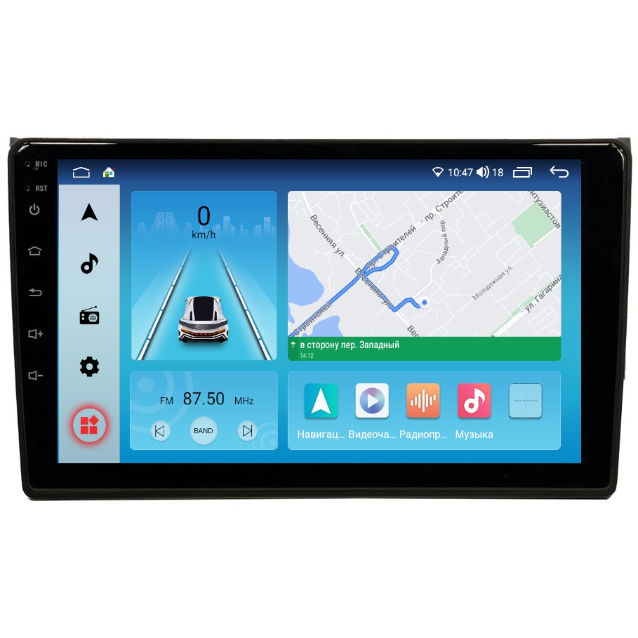 Автомобильная Магнитола EpicAuto T18 для Audi A4 B6 B7 2000-2009 -Android 13- Память 464 3050000₽