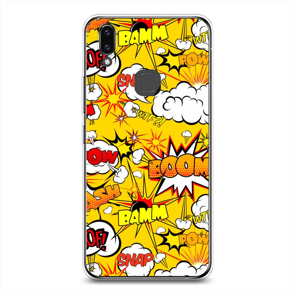 

Чехол для Vivo V9/Y85 "Поп Арт эффекты", Желтый;белый;оранжевый, 260150-6