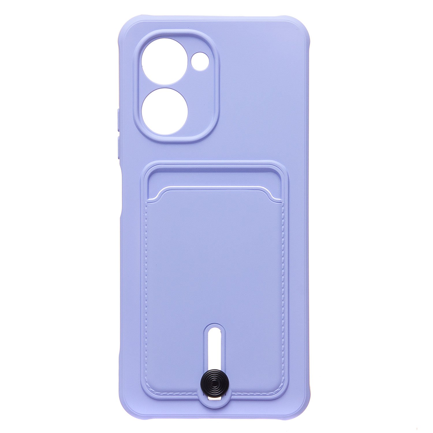 

Чехол для Realme C33 (RMX3624) силиконовый с картхолдером 4 фиолетовый
