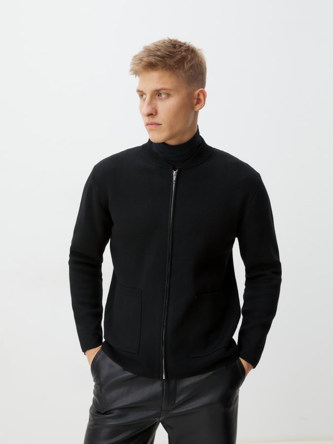 

Кардиган мужской Maison David JK16 черный XL, JK16