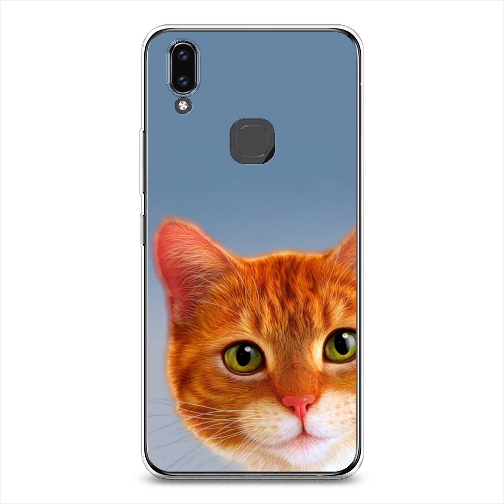 

Чехол для Vivo V9/Y85 "Любопытный котик", Коричневый, 260150-1
