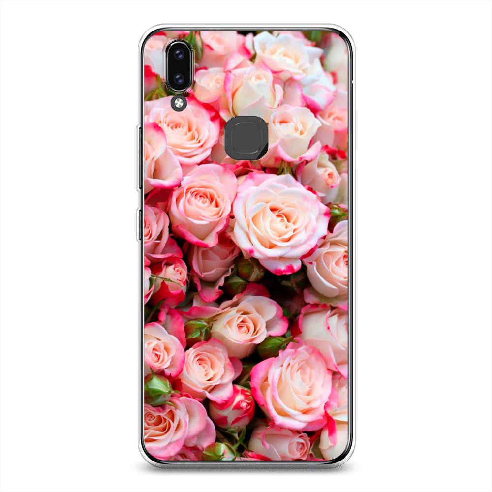 

Чехол для Vivo V9/Y85 "Много роз", Розовый, 260150-2