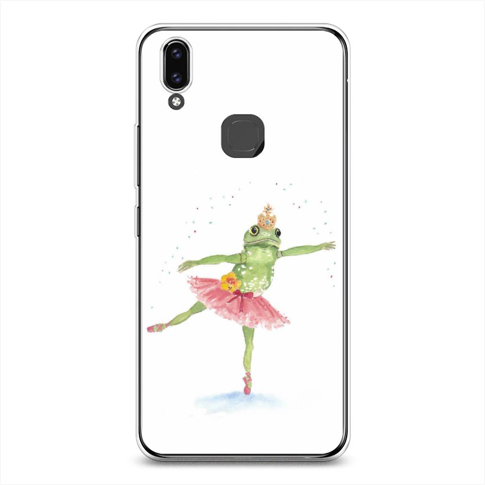 

Чехол для Vivo V9/Y85 "Лягушка-балерина", Зеленый, 260150-4