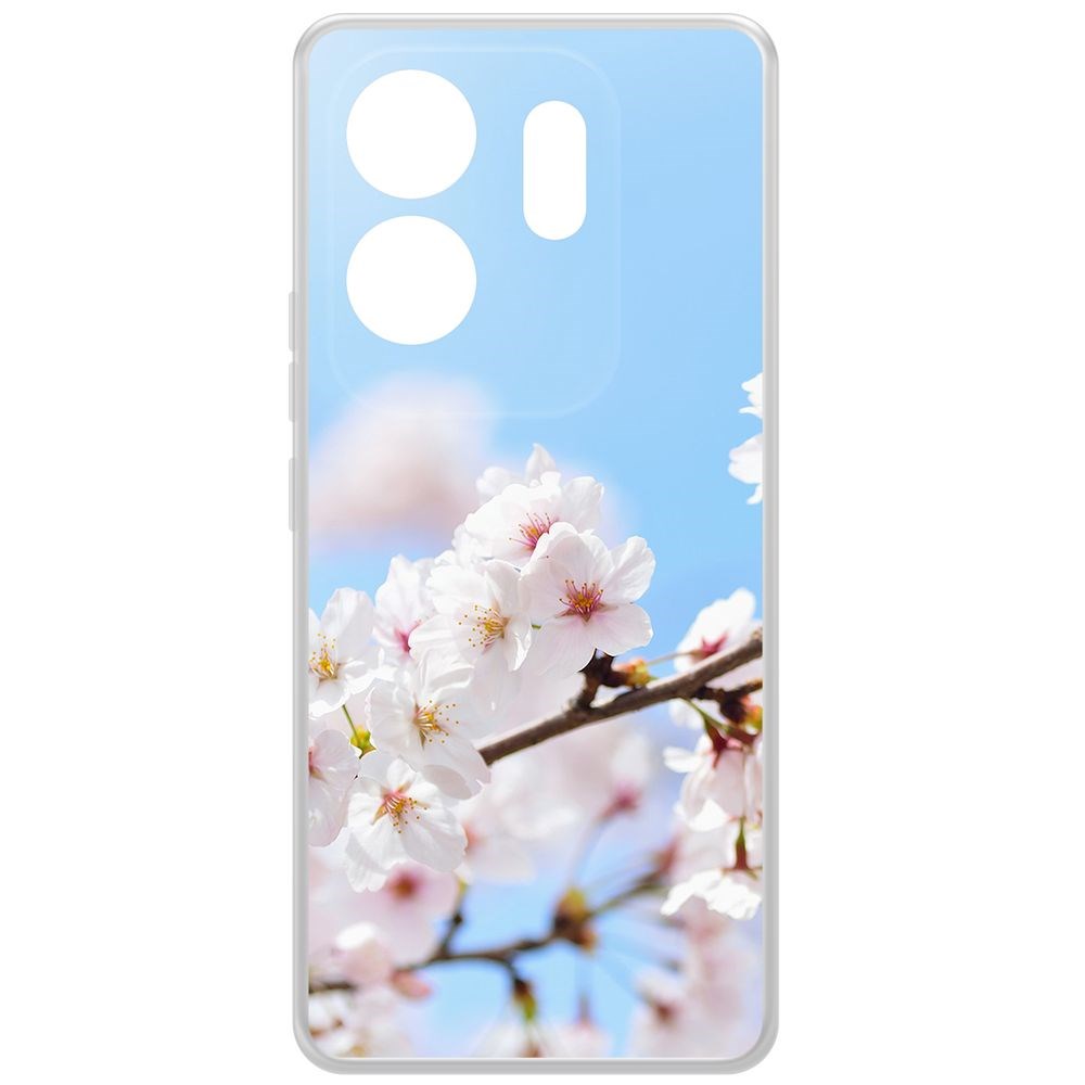

Чехол-накладка Krutoff Clear Case Цветение для Infinix Zero 30 4G, Прозрачный