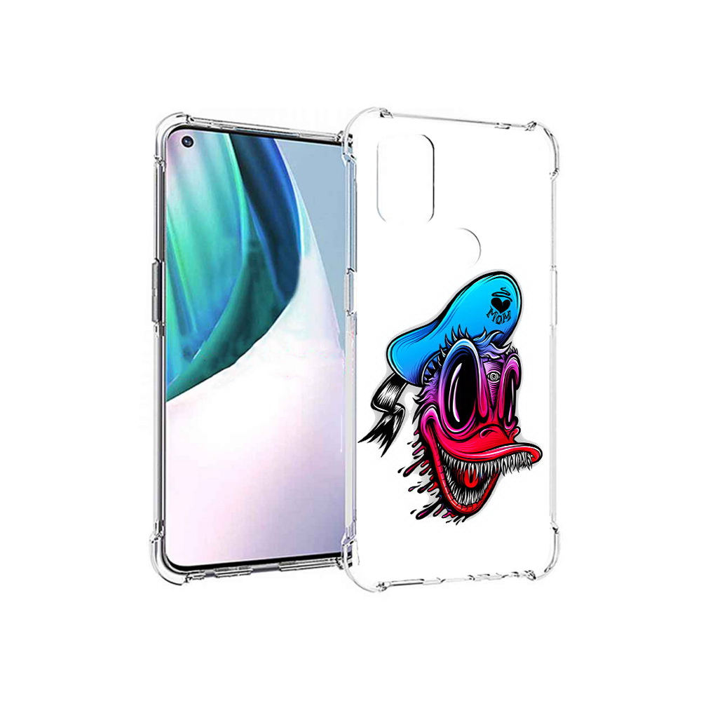 

Чехол MyPads Tocco для OnePlus Nord N10 5G Дональд (PT227047.129.71), Прозрачный, Tocco