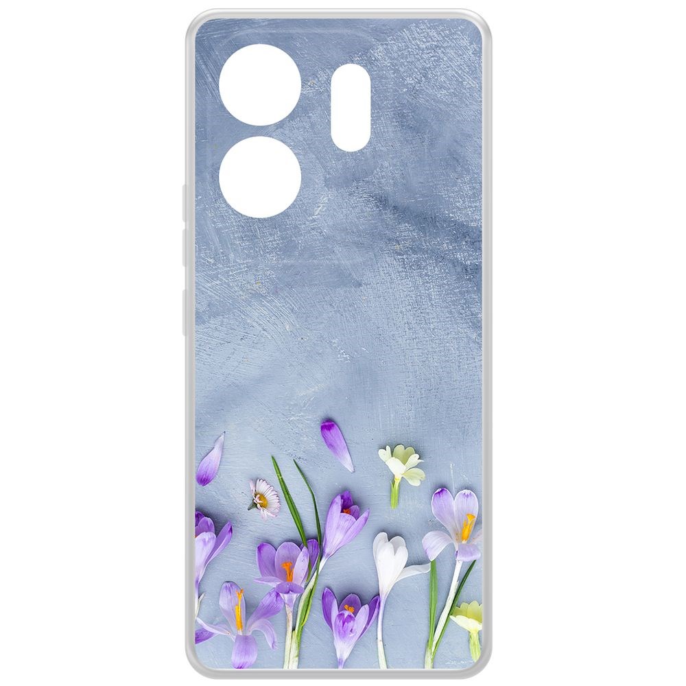 

Чехол-накладка Krutoff Clear Case Цветочное настроение для INFINIX Zero 30 4G