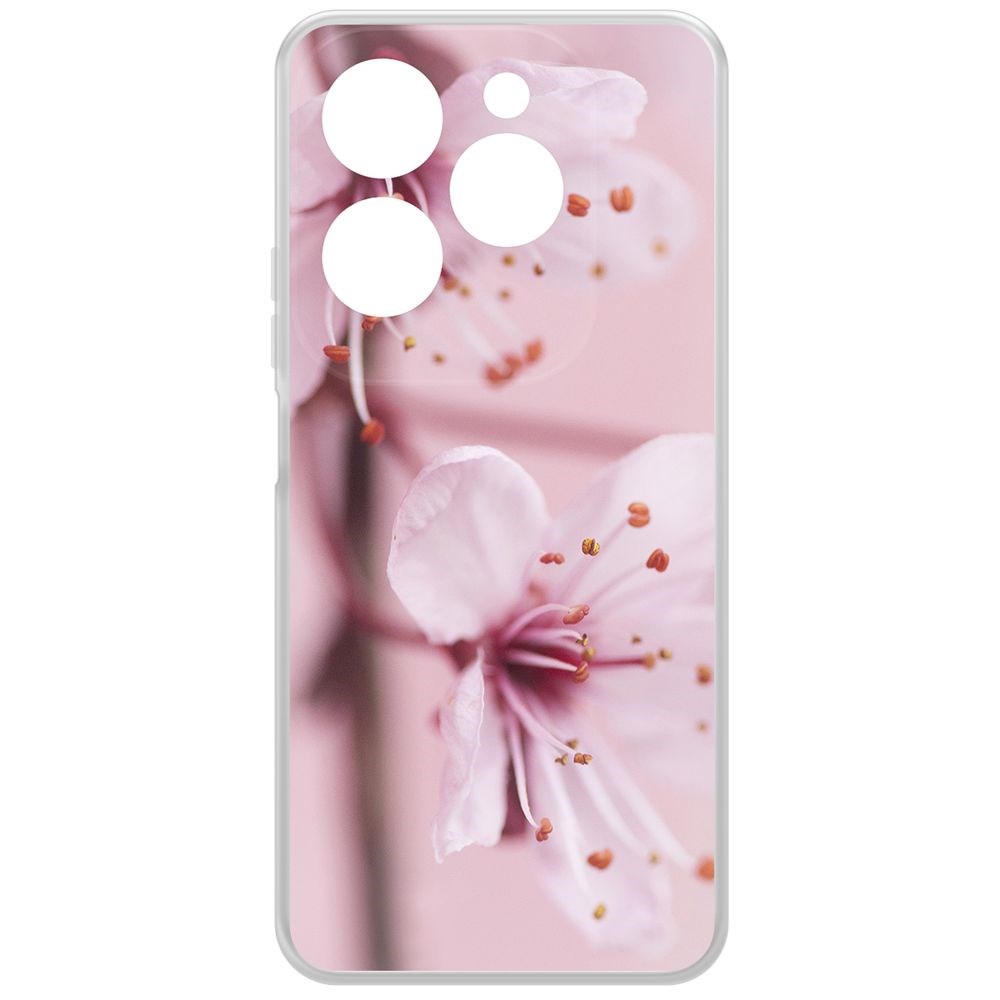 

Чехол-накладка Krutoff Clear Case Весна для INFINIX Hot 40, Прозрачный