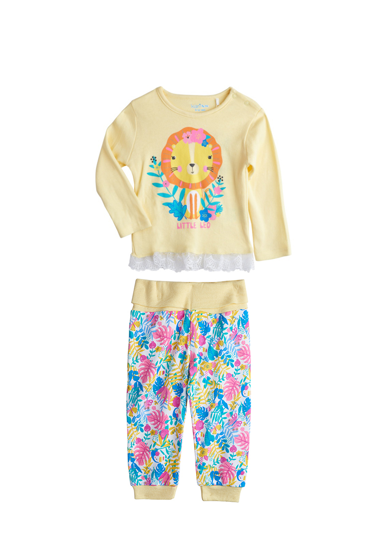 

Комплект одежды для новорожденных Kari baby SS19B61000319 желтый р.74, SS19B61000319