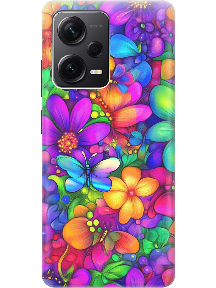 

Чехол на Xiaomi Redmi Note 12 Pro/Note 12 Pro+/Note 12 Explorer Edition 861434, Прозрачный;зеленый;фиолетовый;красный, 762098423