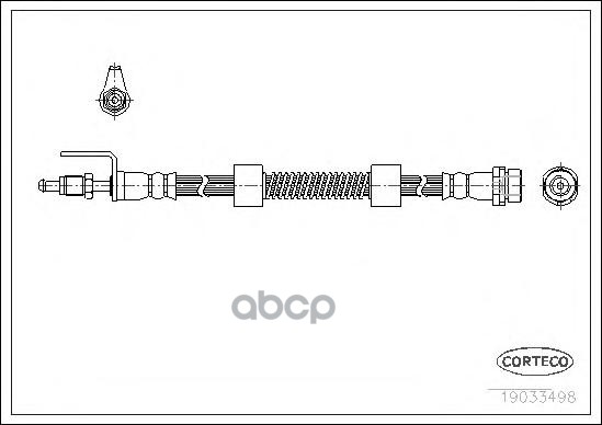 

Шланг тормозной FORD: TOURNEO CONNECT 1.8 Turbo Di 02-, TRANSIT CONNECT 1.8 16V/1.8 Di/1.8
