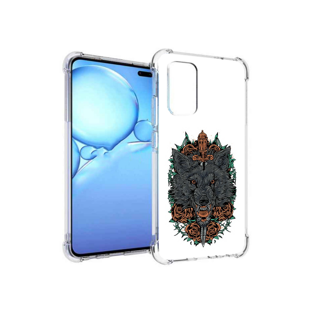 

Чехол MyPads Tocco для Vivo V19 красивый злой волк (PT147328.392.409), Прозрачный, Tocco