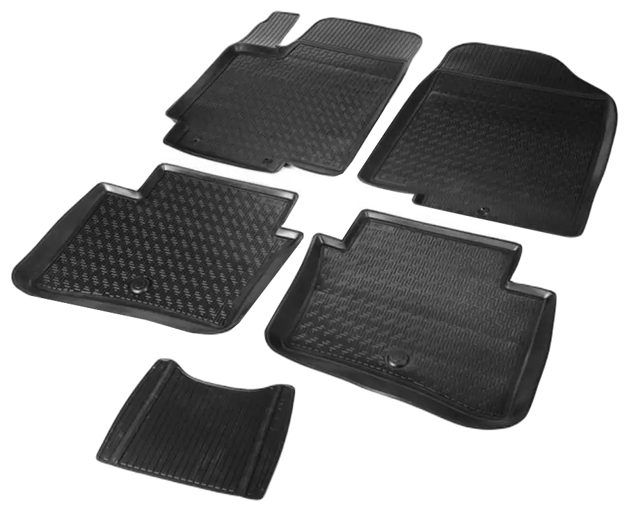 

12803001 Коврики Салона Полиуретан 5 Шт. Без Крепежаkia Rio Iii Седан, Хэтчбек 11-17 Rival