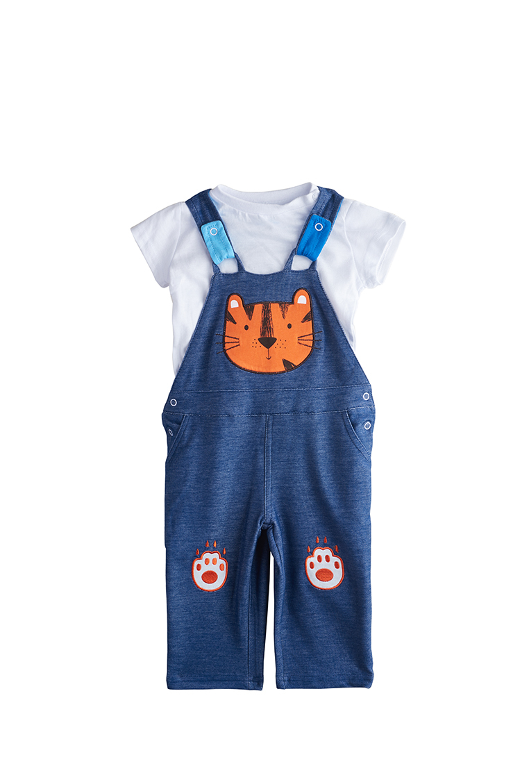 фото Комплект одежды для новорожденных kari baby ss19b65000318 белый/синий р.74