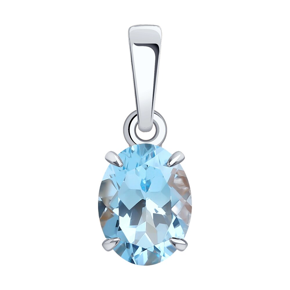 

Кулон из белого золота Diamant 52-330-01929-1, топаз, 52-330-01929-1