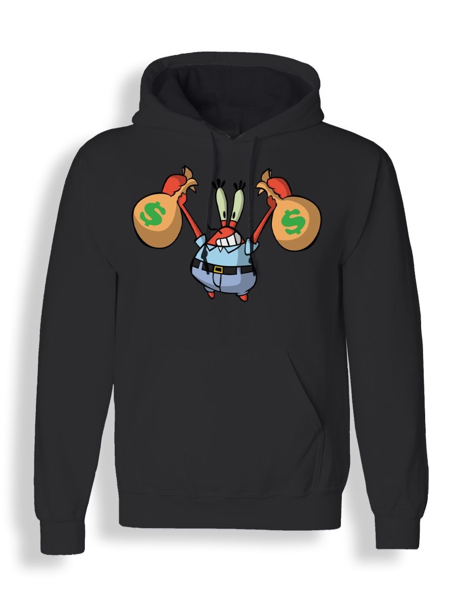 

Худи унисекс СувенирShop Спанч Боб/Мистер Крабс 9 черное M, Черный, "Спанч Боб/Мистер Крабс" 9