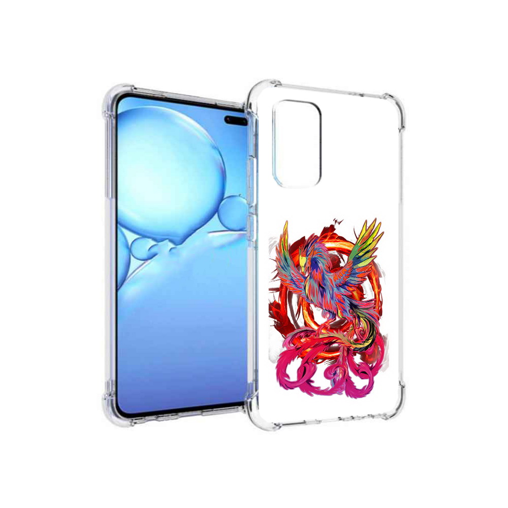 

Чехол MyPads Tocco для Vivo V19 красочный феникс (PT147328.392.414), Прозрачный, Tocco